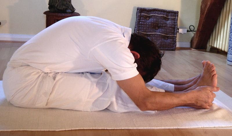 Paschimottanasana yoga pose